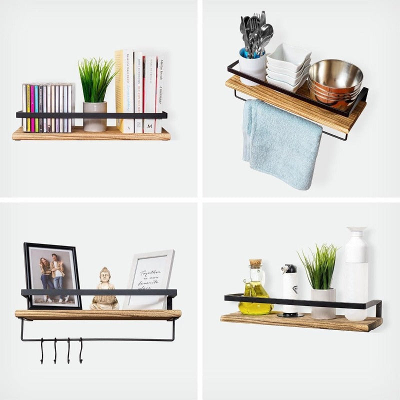 Industrial Lame Floating Shelf - waseeh.com