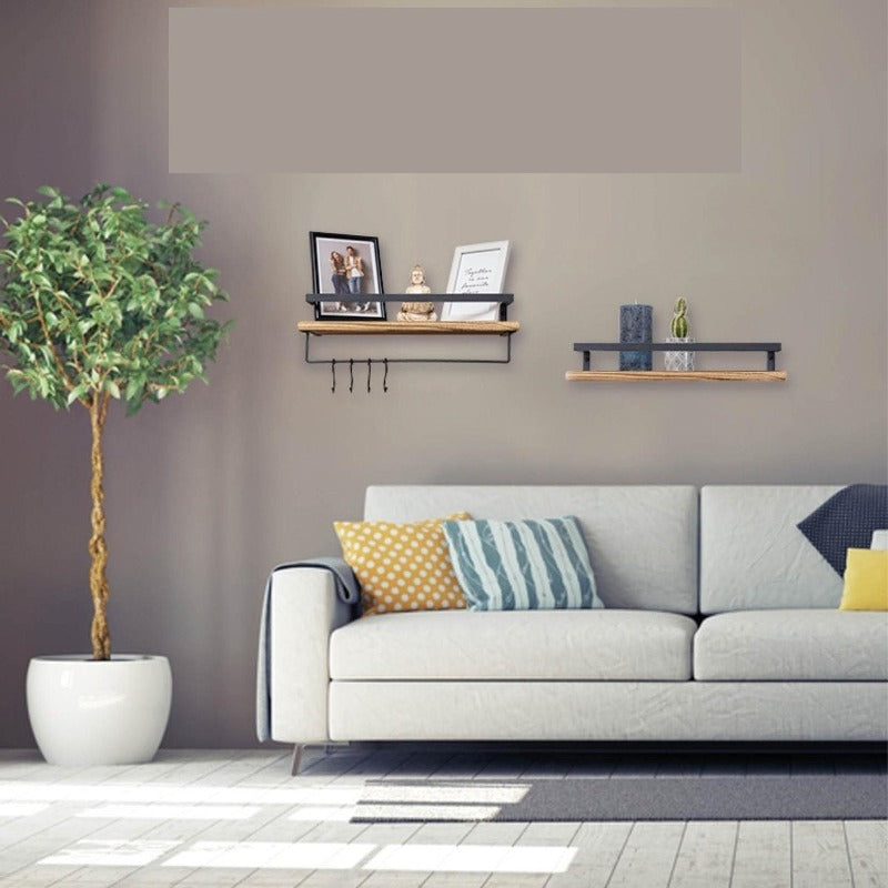 Industrial Lame Floating Shelf - waseeh.com