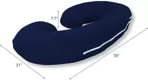 Pregnancy Pillow / C- Shape Maternity Pillow / Sleeping Support Pillow Blue