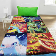 Dragon City Kids Bed Sheet
