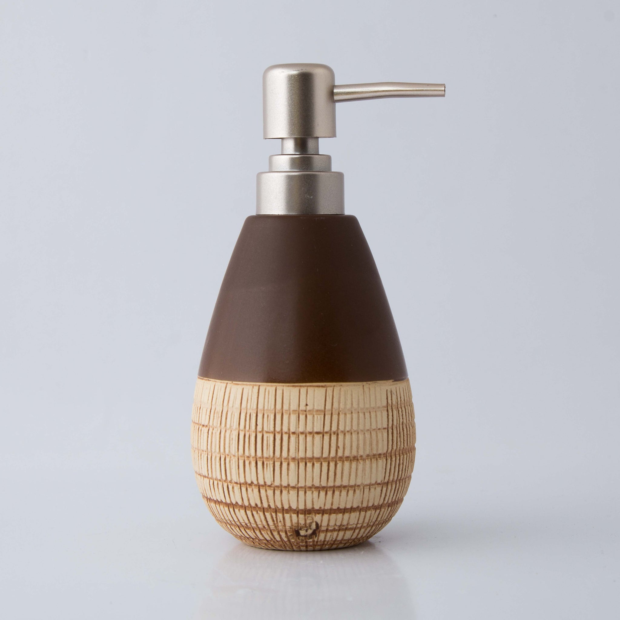 Textured Line Ceramic Bath Set