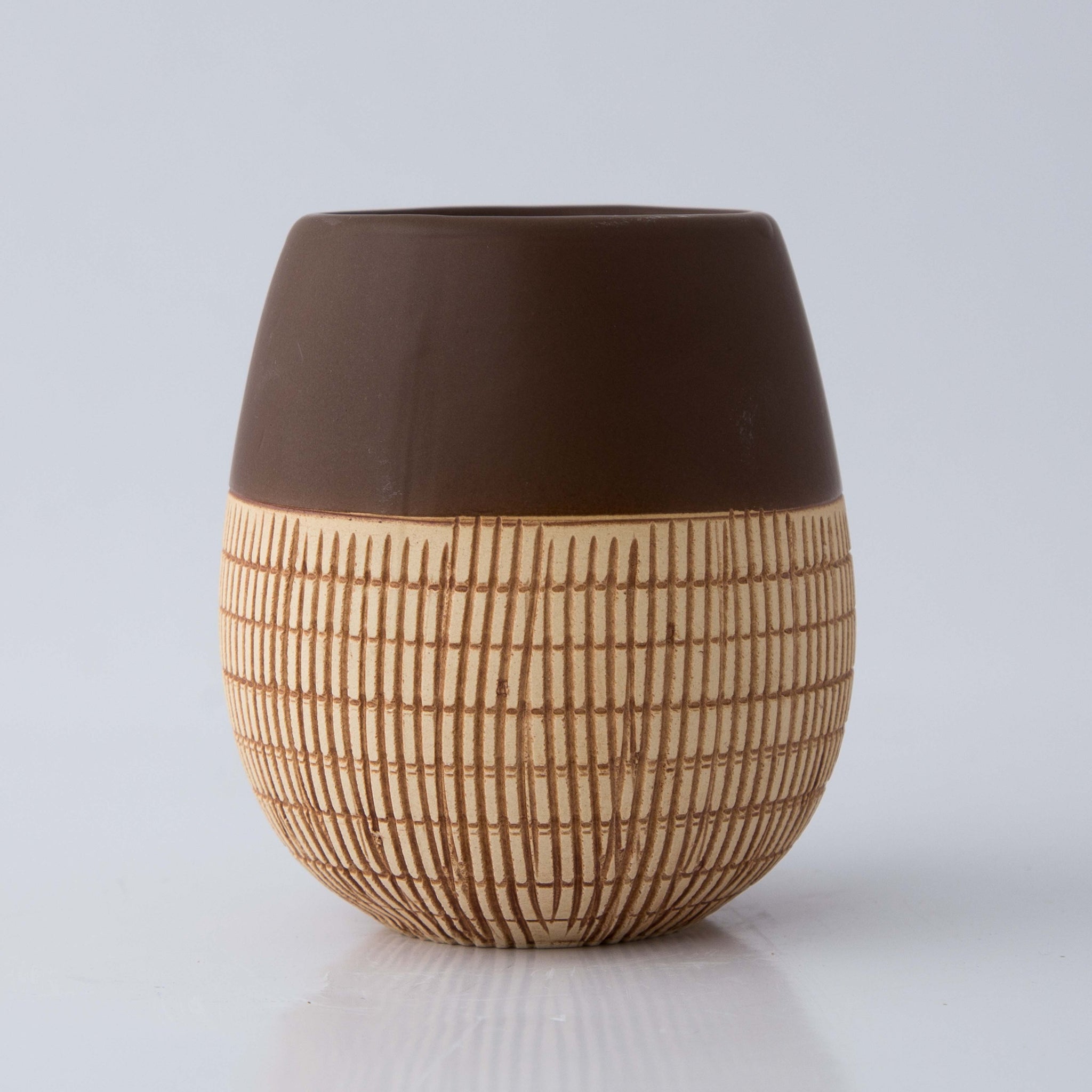 Textured Line Ceramic Bath Set