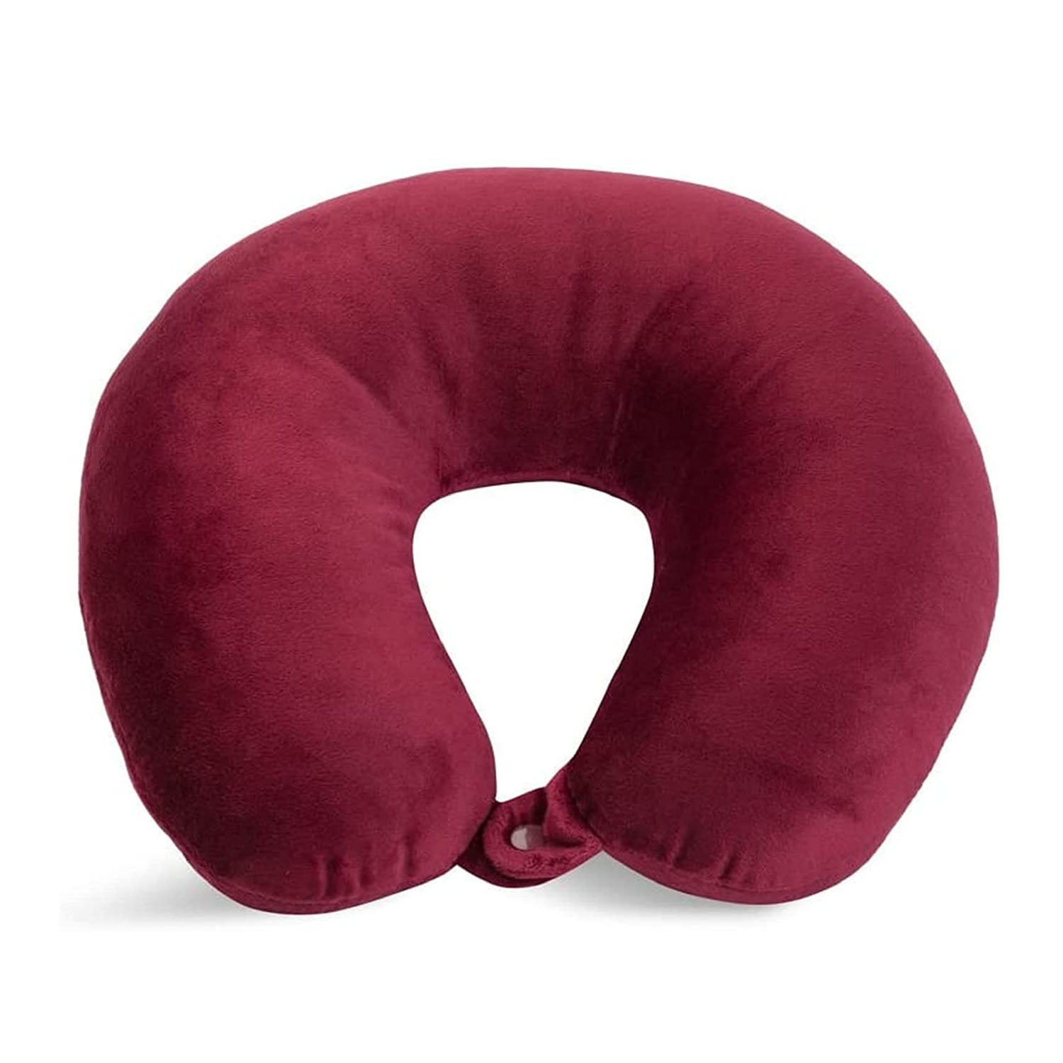 MICRO FIBER NECK PILLOW U-SHAPED MAROON