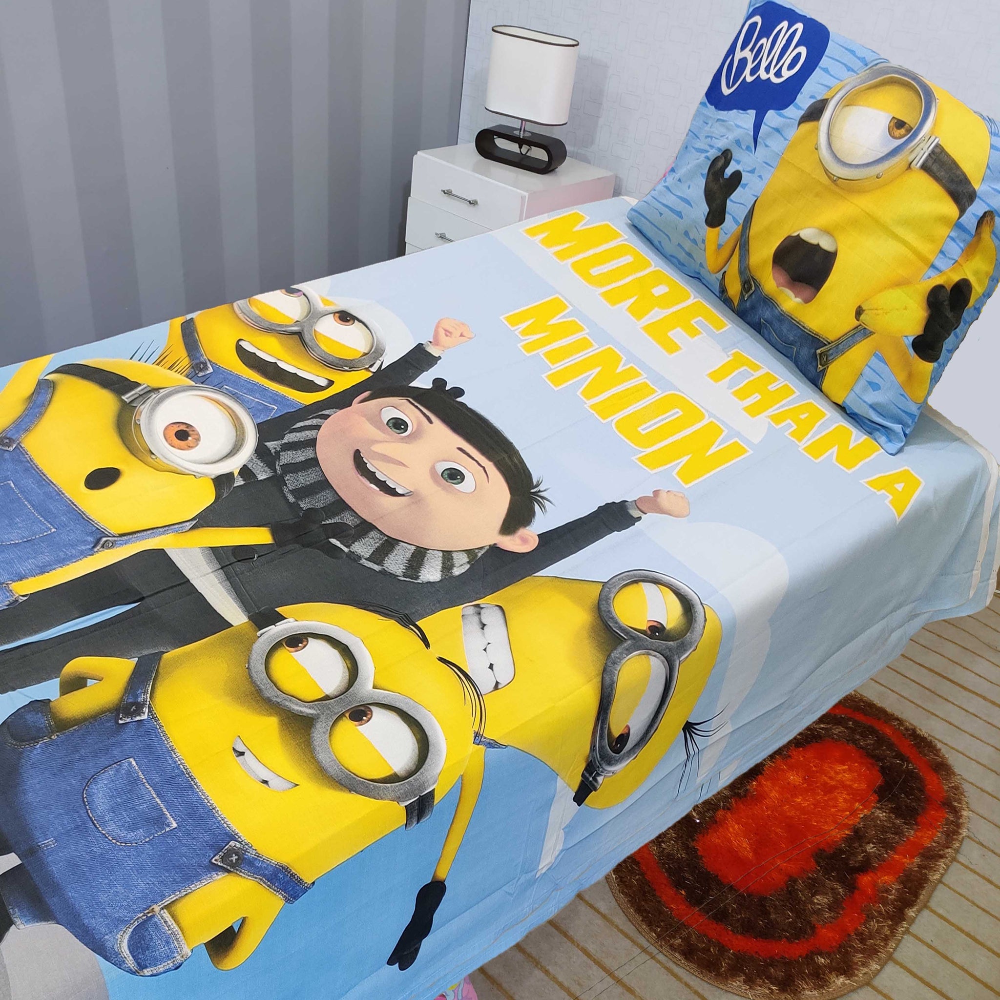 Minion Kids Bed Sheet