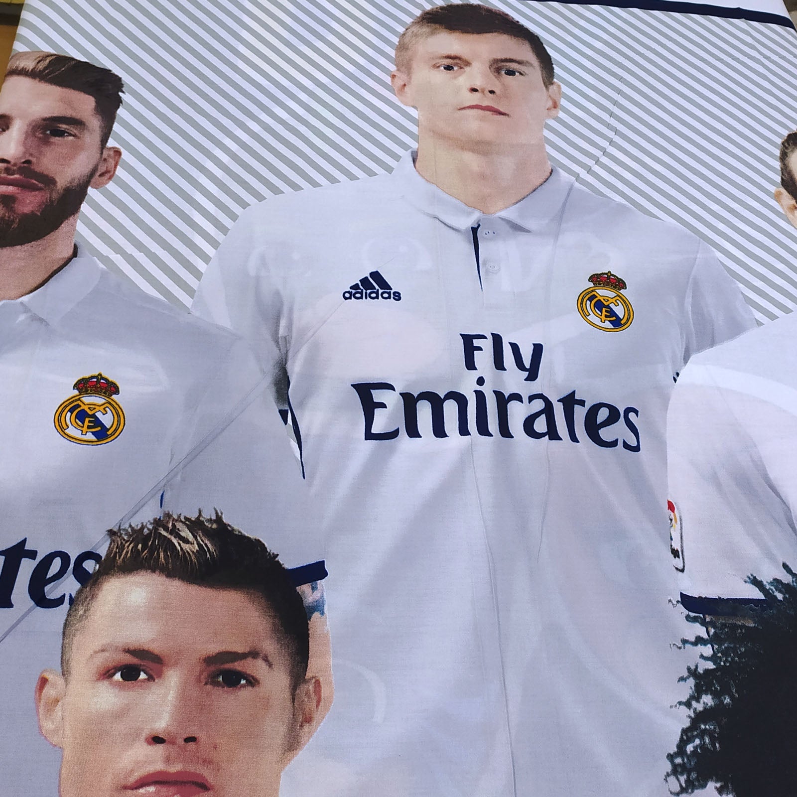 Ronaldo Real Madrid Kids Bed Sheet