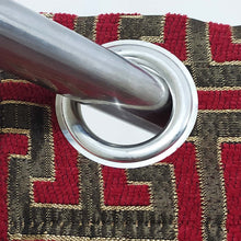 Thick Viscose Curtain Versace Red