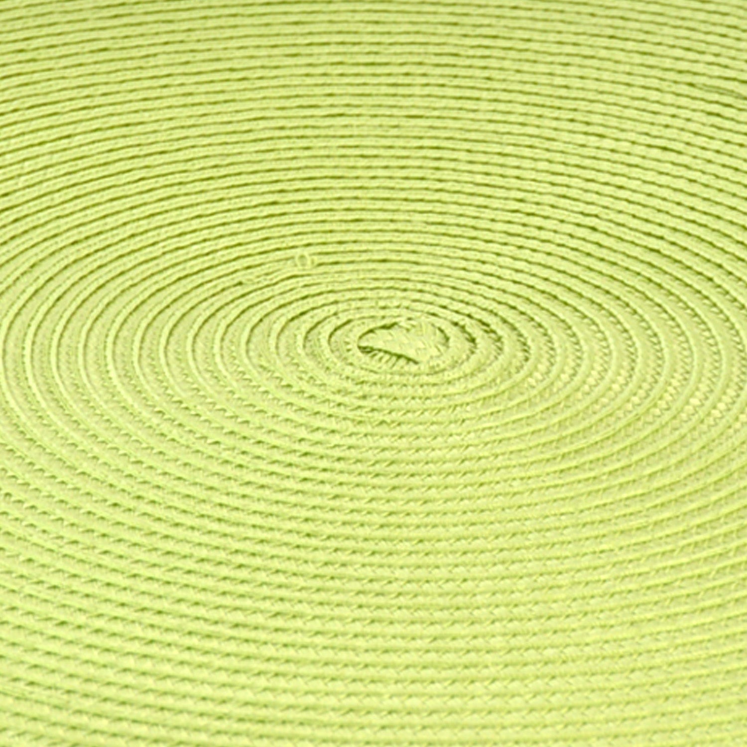 Table Mat Round Light Green 15"