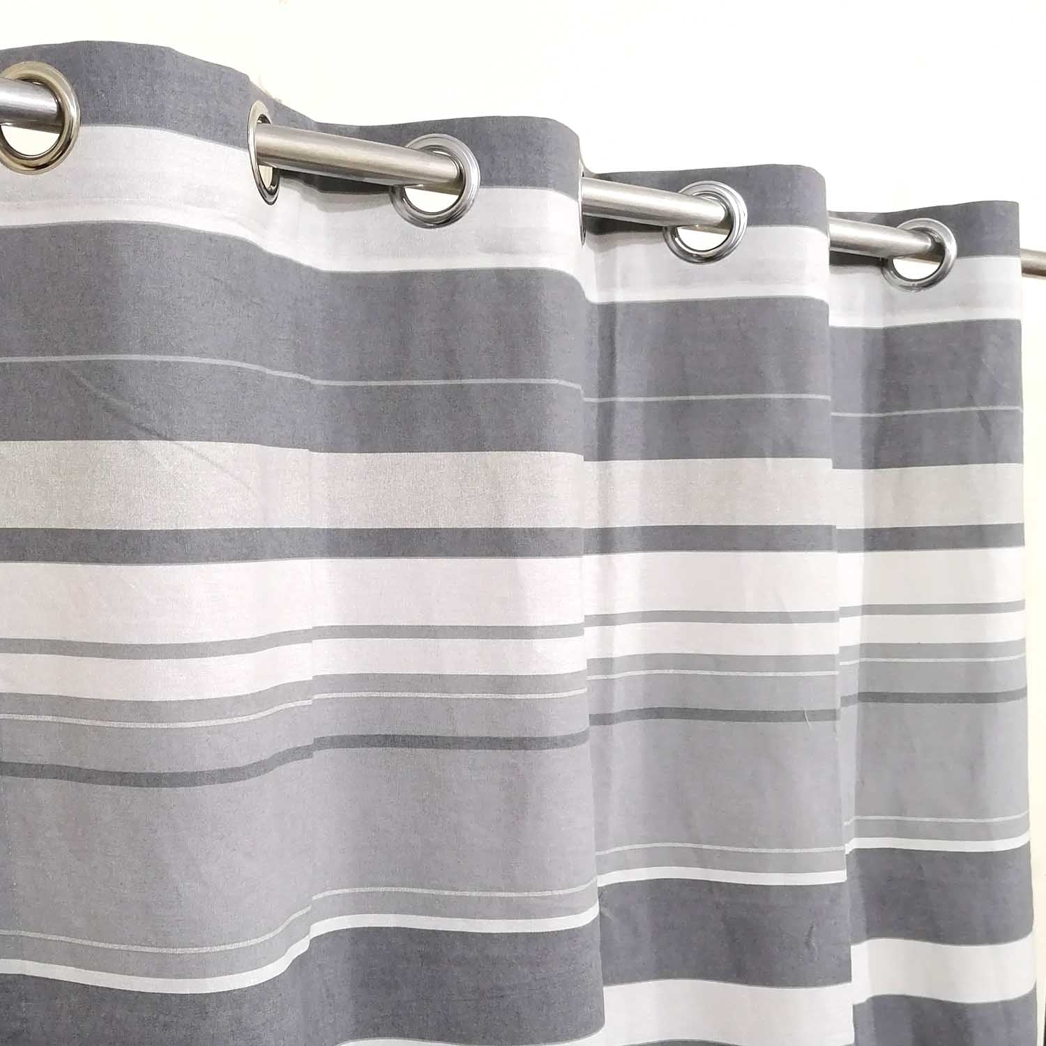 Last 1 left Multi Stripes Duck Cotton Curtain(IKEA)
