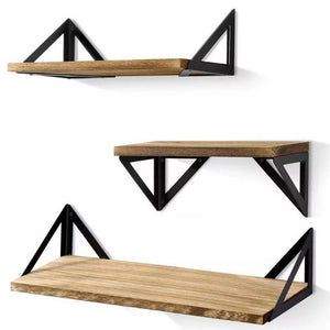 Triangle Floating Shelves (Pack of 3) - waseeh.com