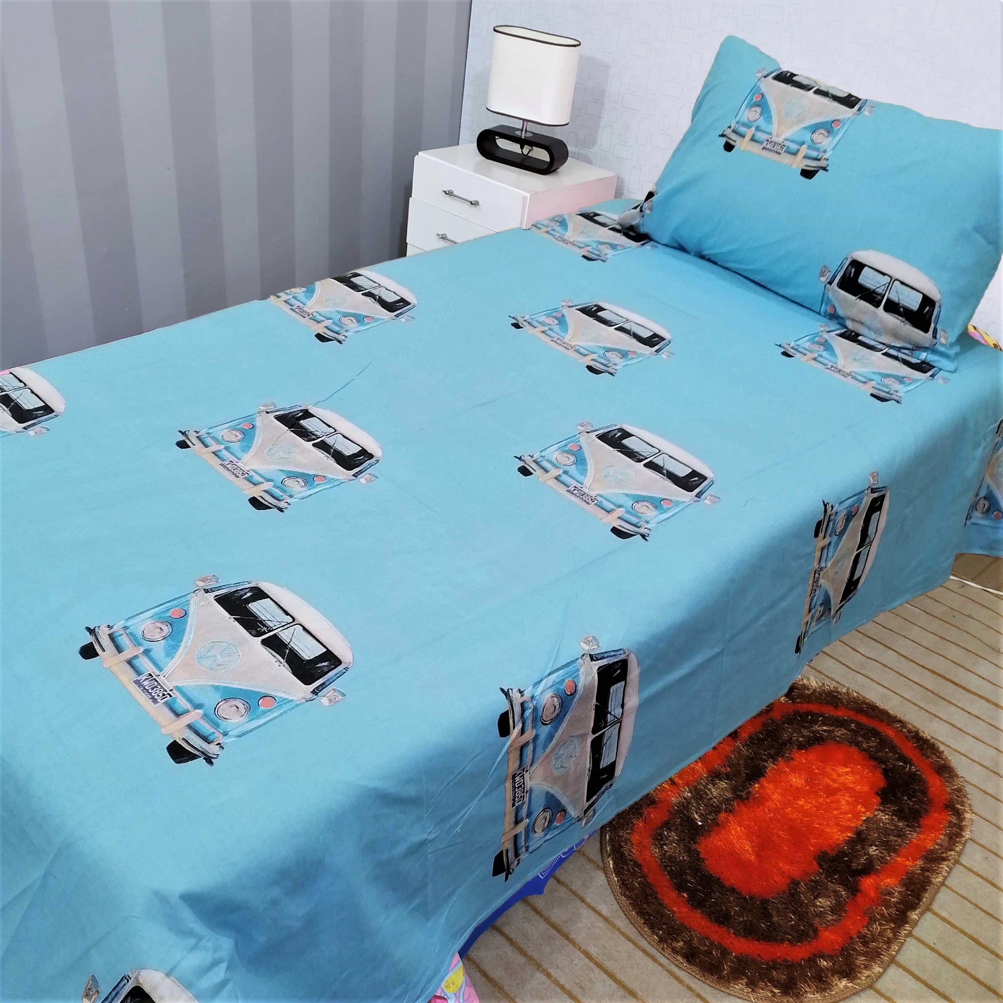 Volkswagen Kids Bed Sheet