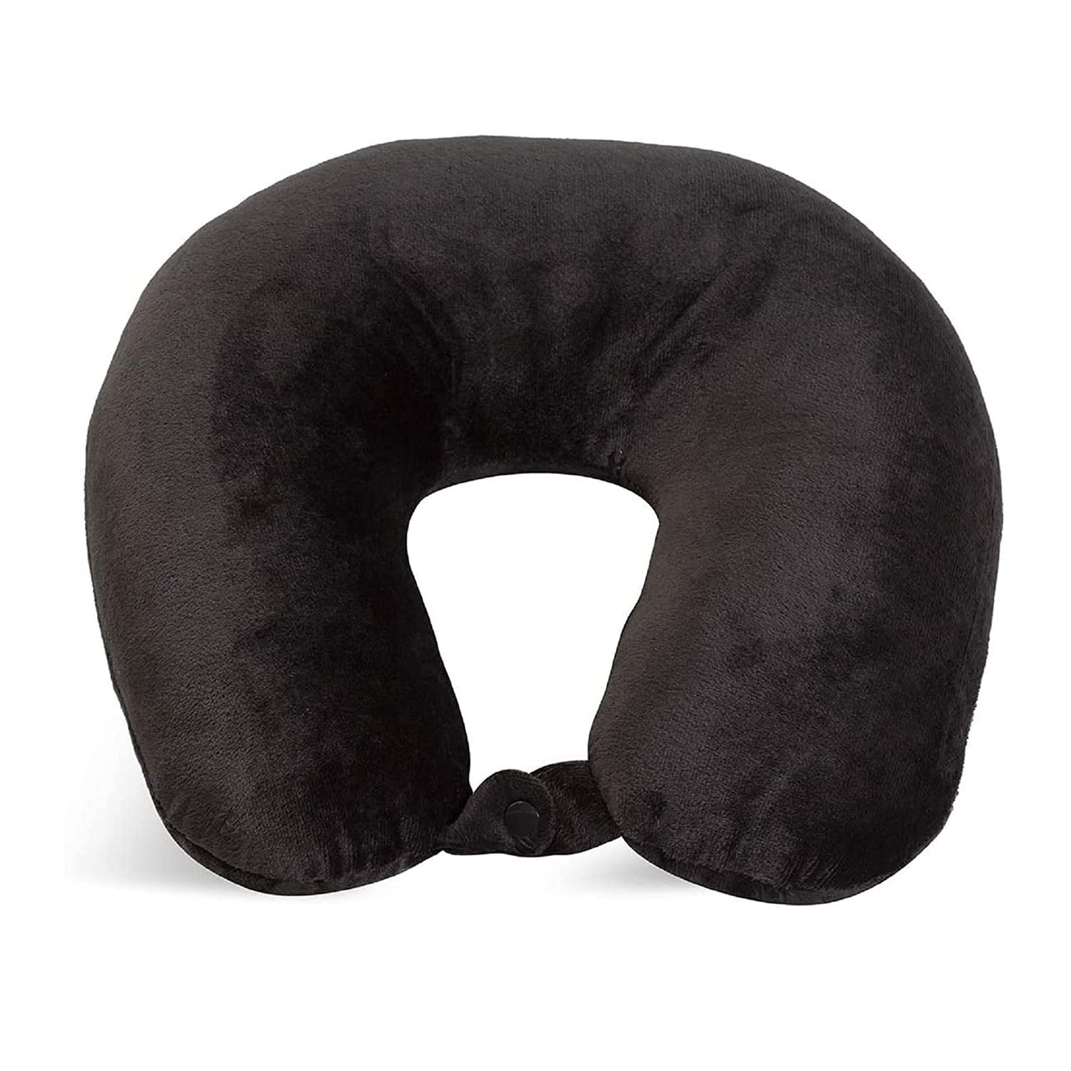 MICRO FIBER NECK PILLOW U-SHAPED BLACK