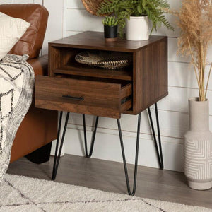 Rustic Side Table - waseeh.com