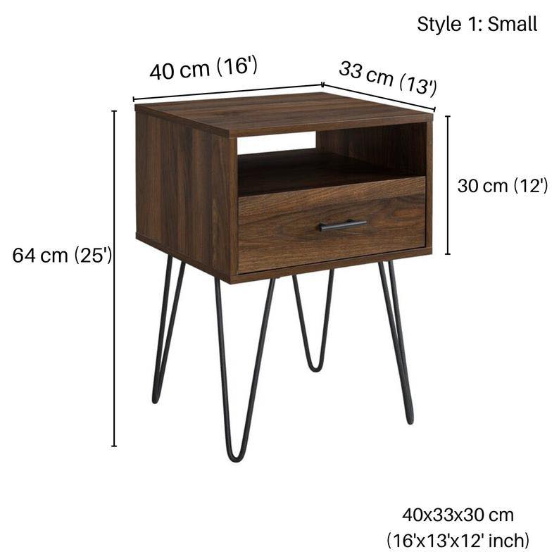 Rustic Side Table - waseeh.com