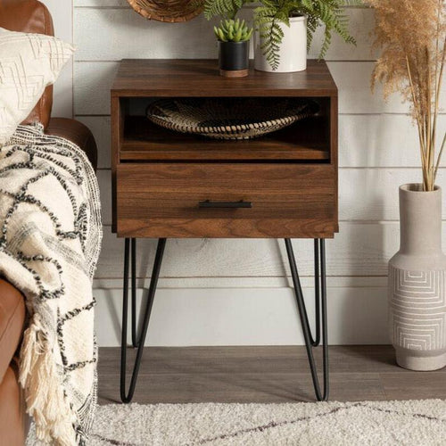 Rustic Side Table - waseeh.com