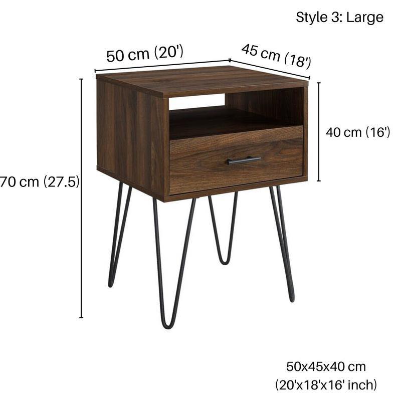 Rustic Side Table - waseeh.com
