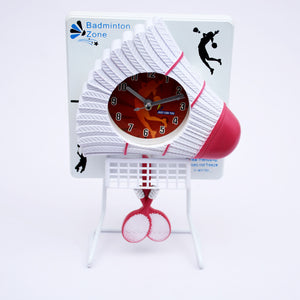 Badminton Table Clock With Stand