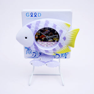 Fish Table Clock With Stand