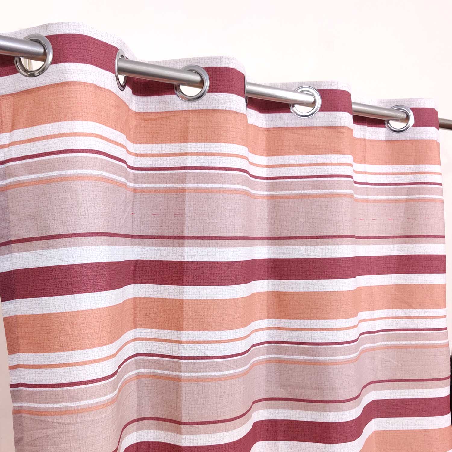 Multi Stripes Duck Cotton Curtain