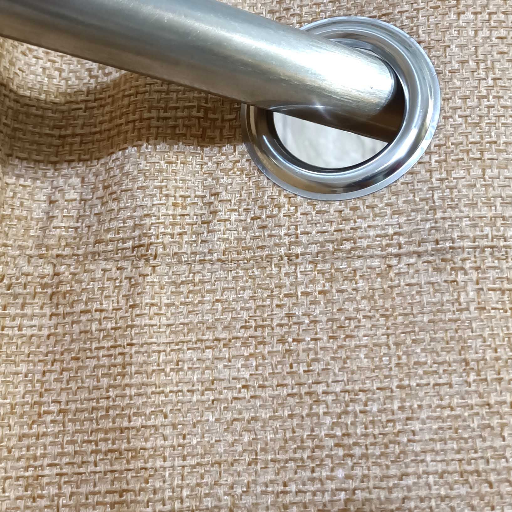 Premium Jute Curtain Hot Capaccino