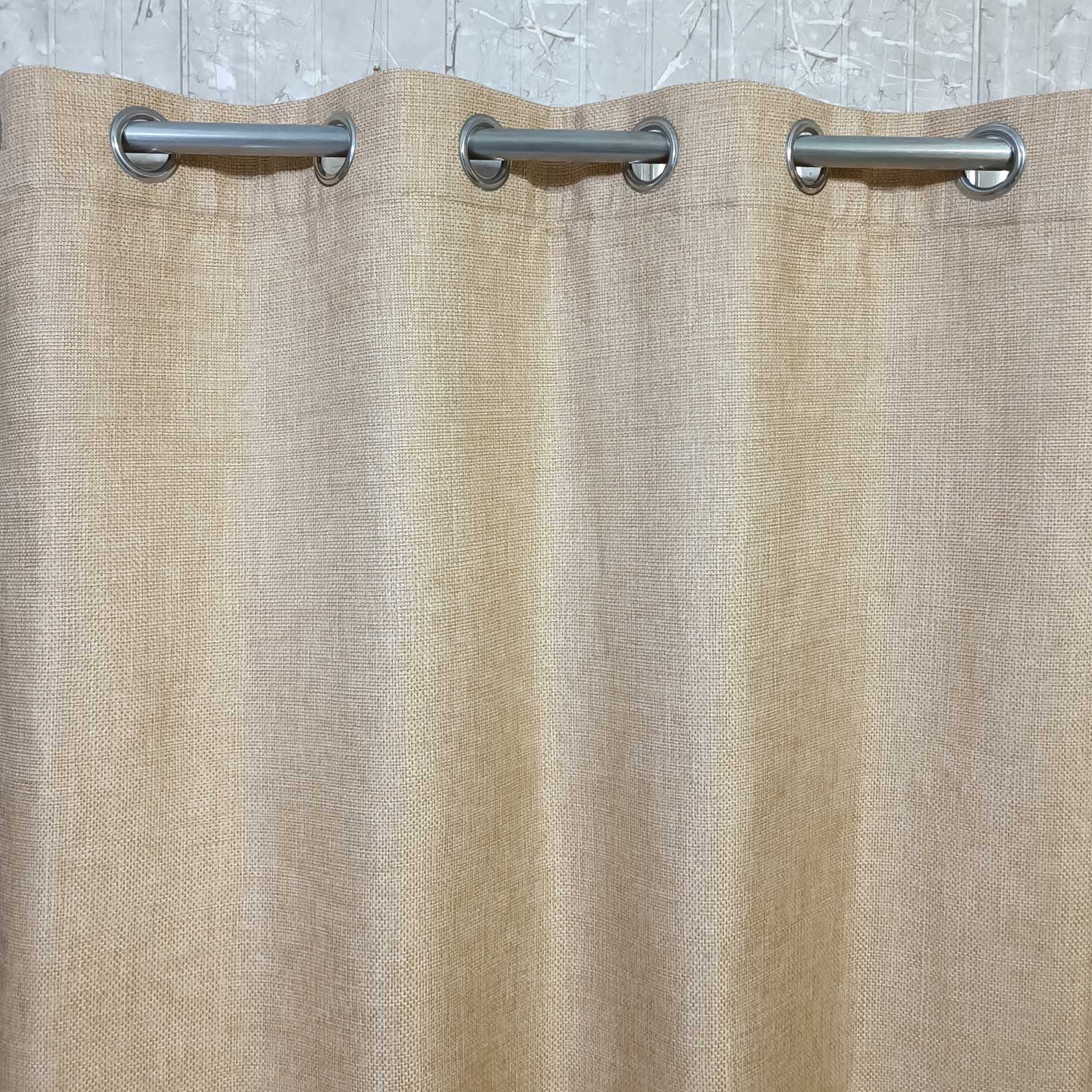Premium Jute Curtain Hot Capaccino (2 Pcs Available Only)