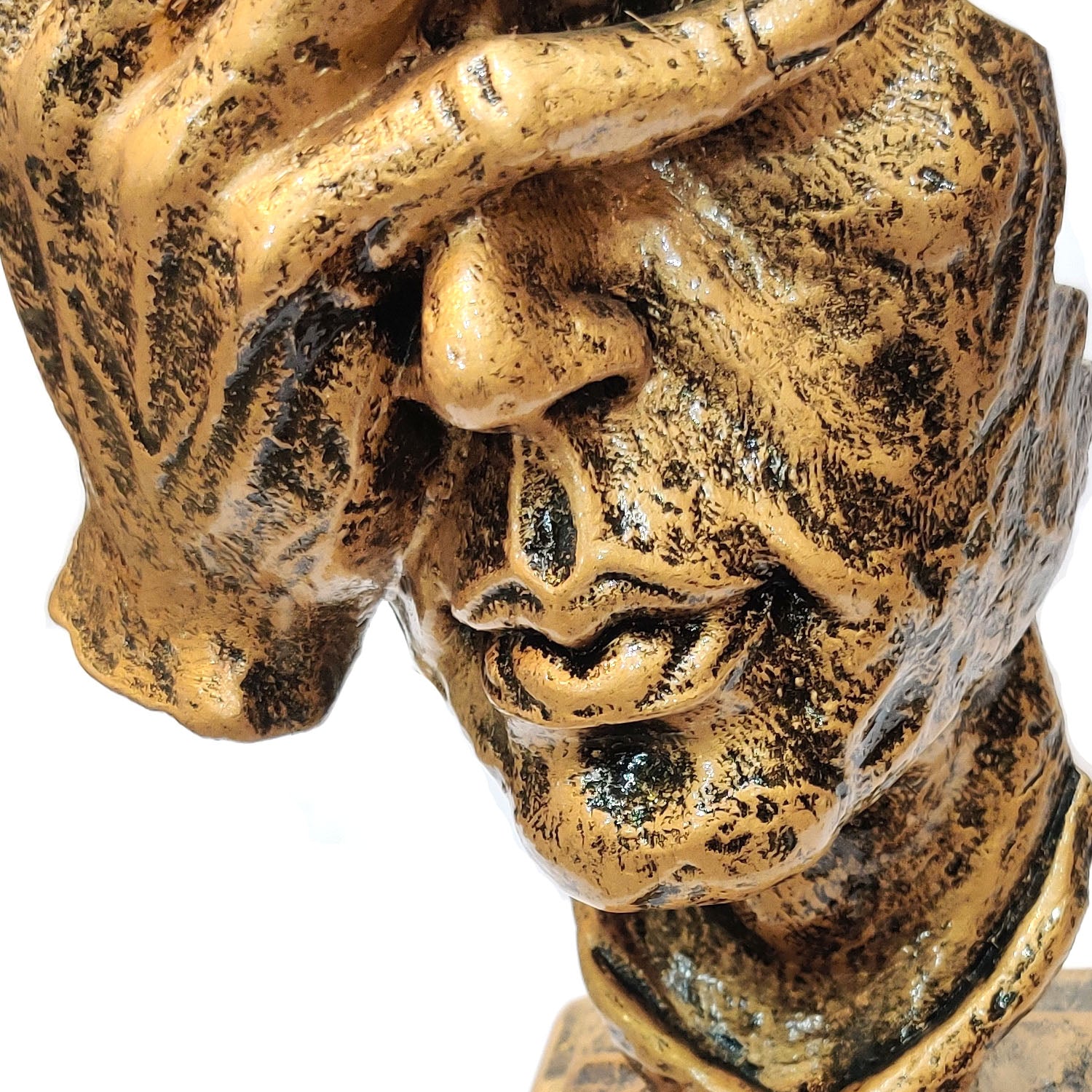 Sculpture Table Lamp Mankind Worries