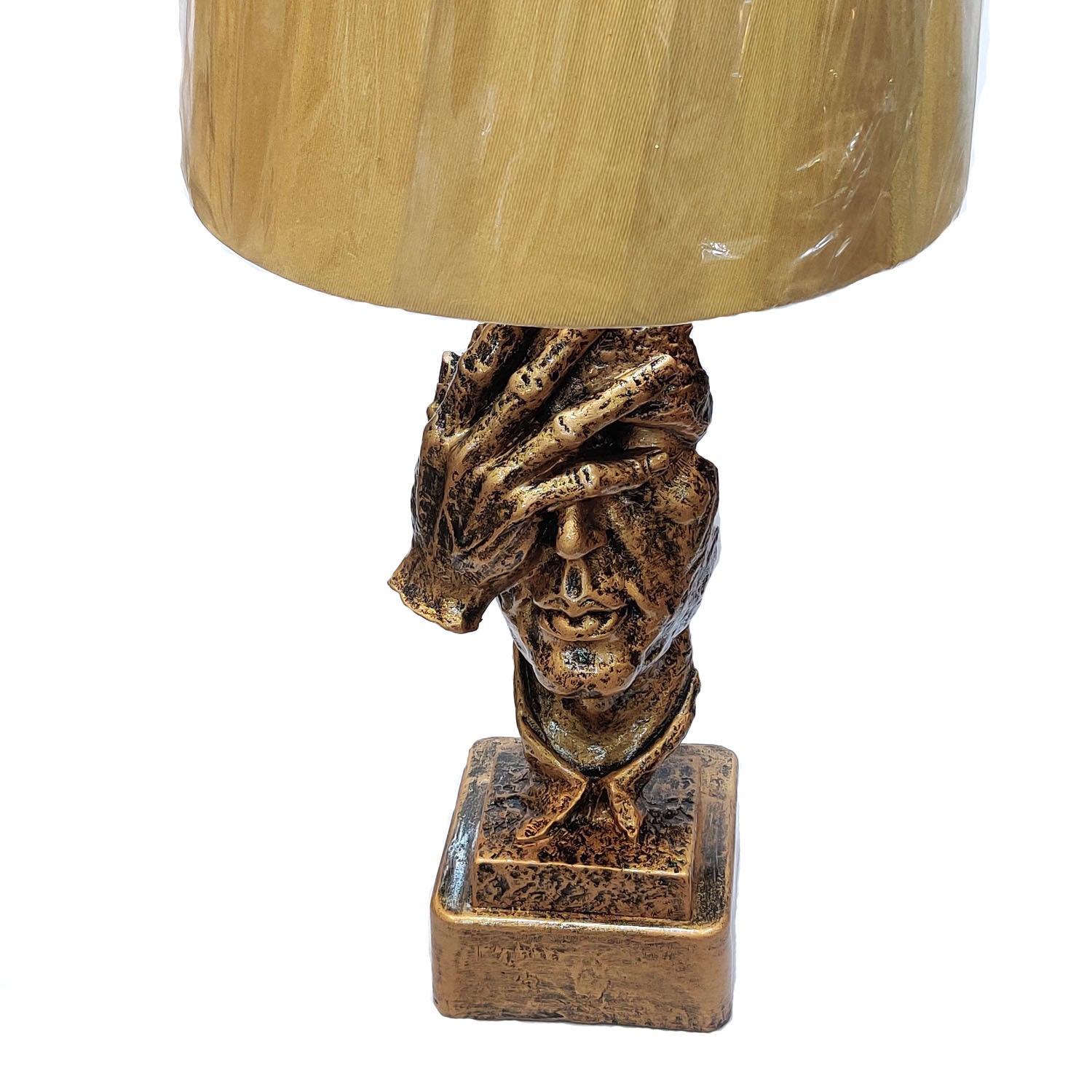 Sculpture Table Lamp Mankind Worries