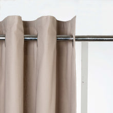 Tortilla Brown Plain Duck Cotton Curtain