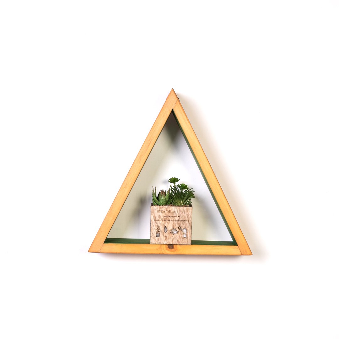 3 Pcs Triangle Shelves Wall Hanger