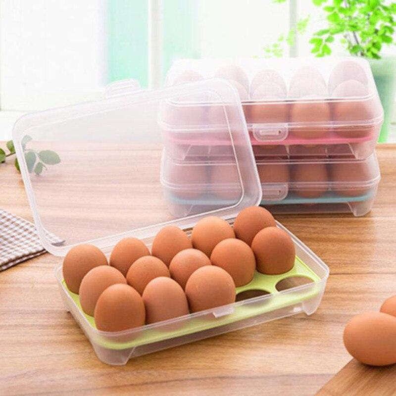 Refrigerator Storage Container (15 Eggs)