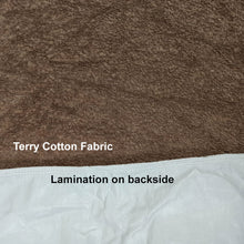 Zipper Water Proof Mattress Protector Terry Cotton Anti Mites & Bugs Brown