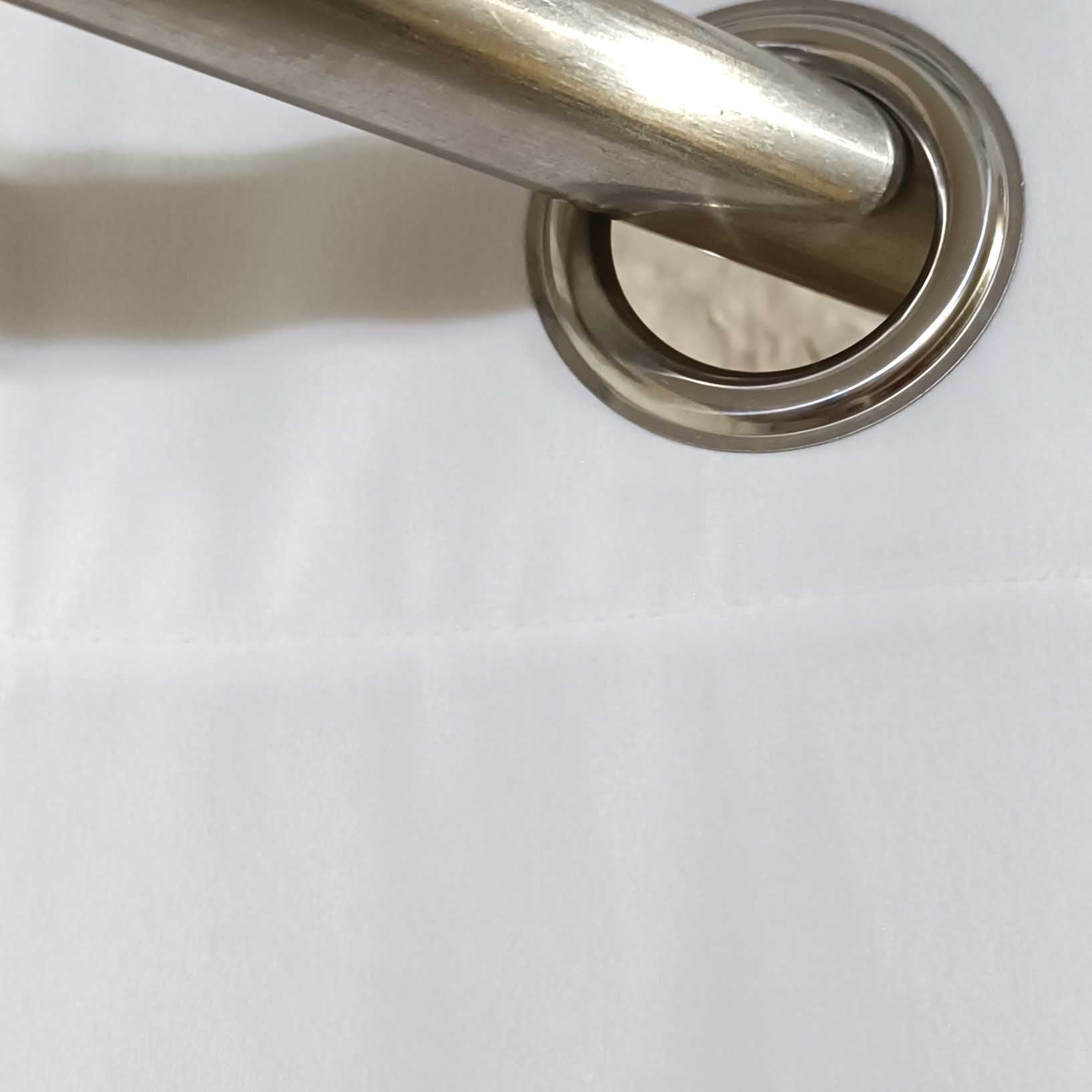 Plain Velvet Curtain White