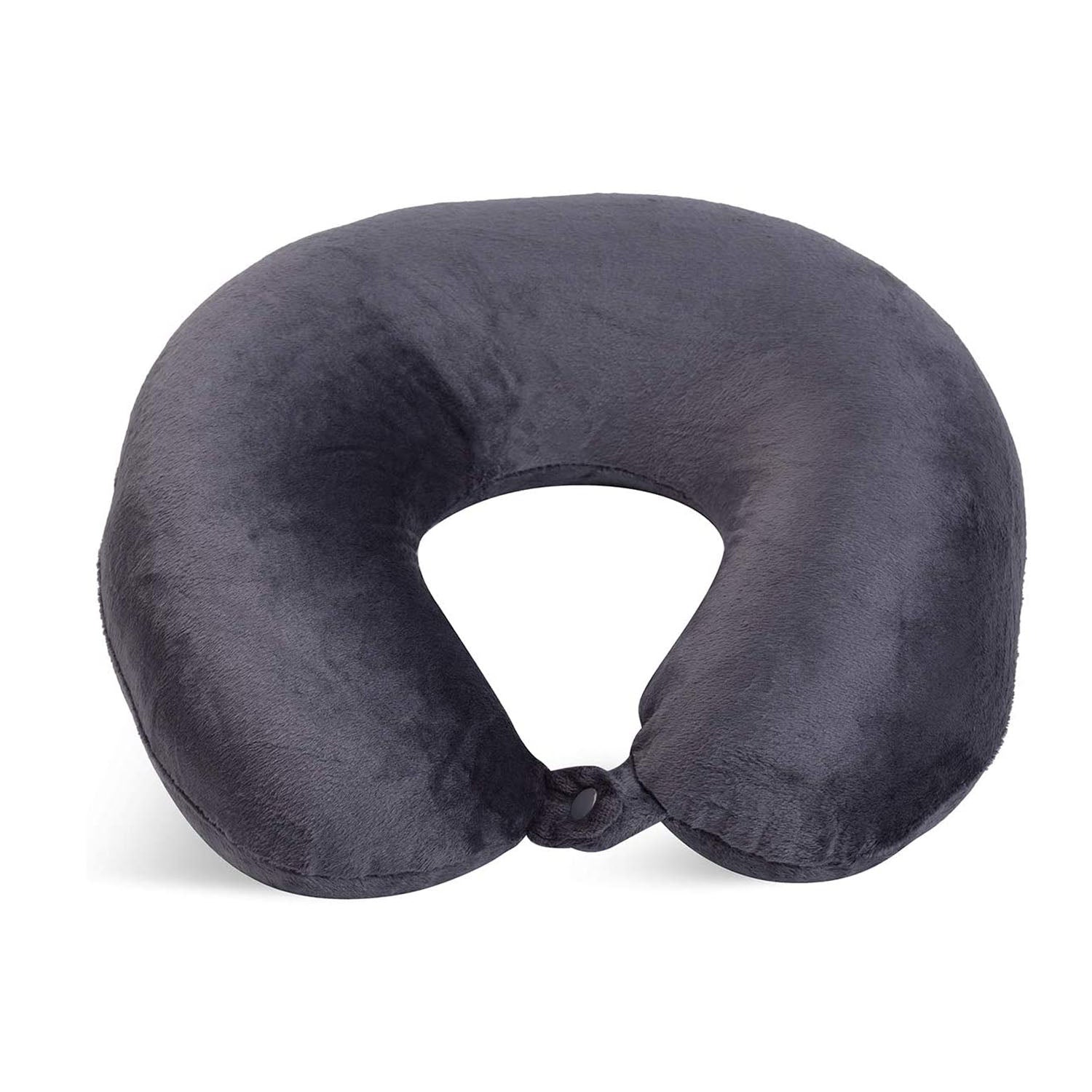 MICRO FIBER NECK PILLOW U-SHAPED GREY