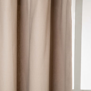 Tortilla Brown Plain Duck Cotton Curtain