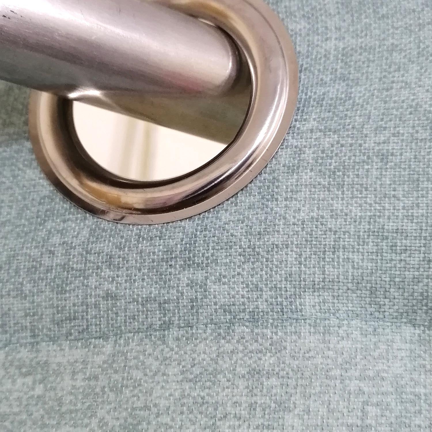 Green White Mega Stripes Duck Cotton Curtain(NEXT)