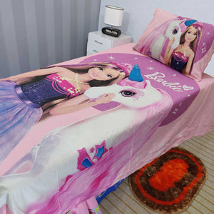 Barbie Kids Bed Sheet