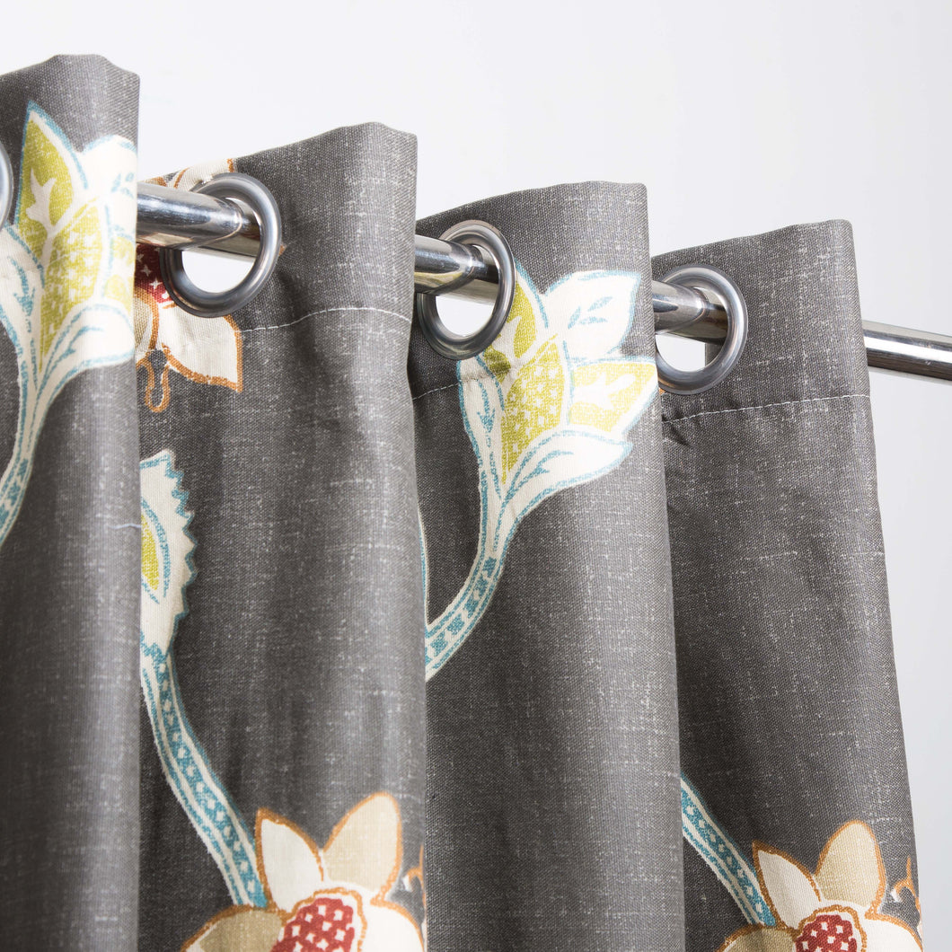 Multi Leaves - Duck Cotton Curtain