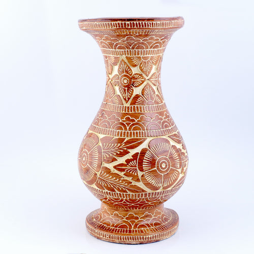 Engraved Flower Vase 15