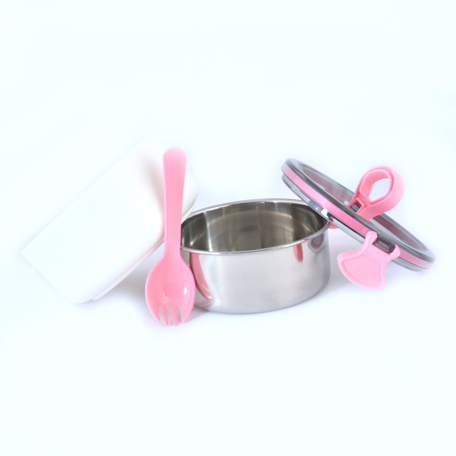Transparent top Steel Inner Lunch Box