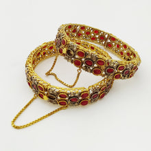 Pair of Colored Stones Bracelet