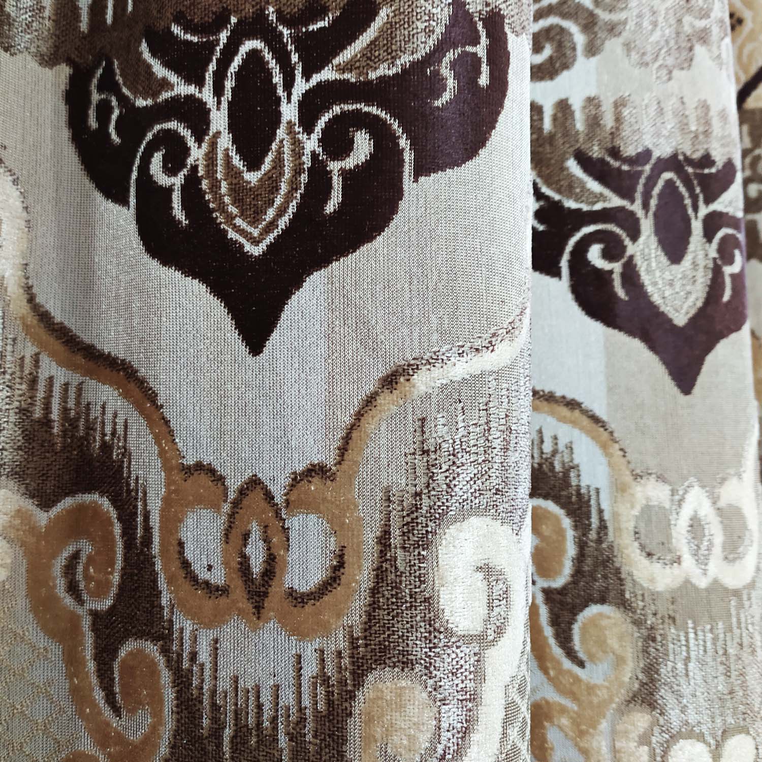 See Through Light Weight Jacquard Curtain