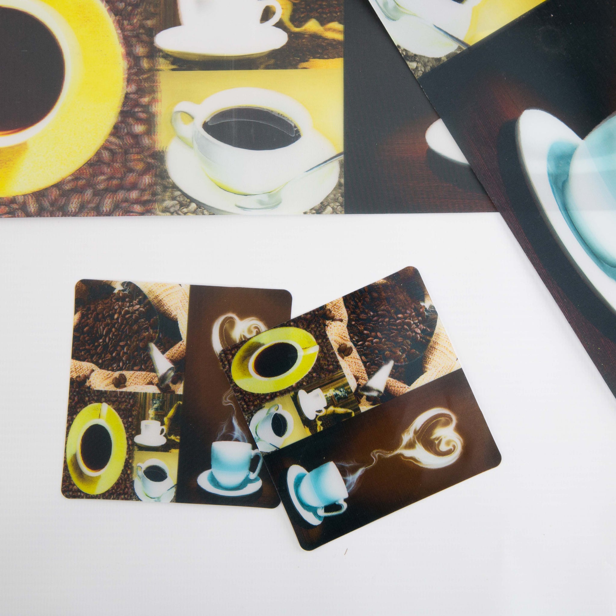 Plastic Mat 3D Coffee Cup Design