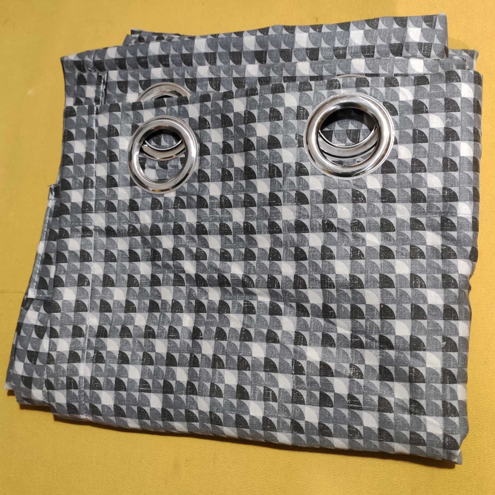 Last 1 left Geometric Duck Cotton Curtain