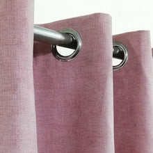 Textured Velvet Curtains Lite Pink