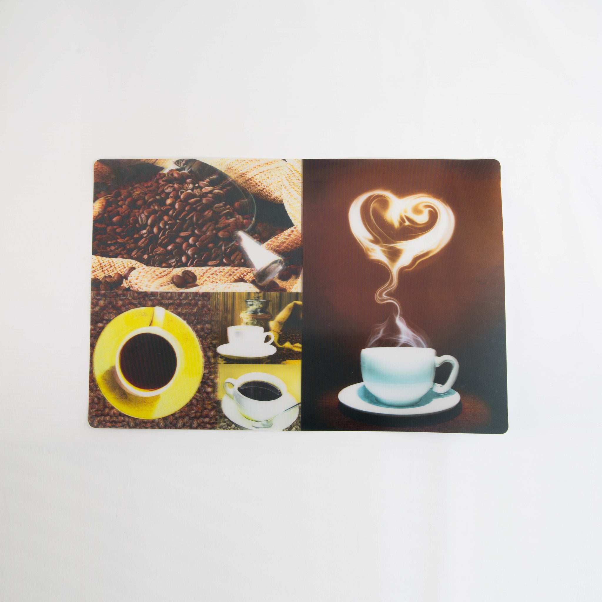 Plastic Mat 3D Coffee Cup Design
