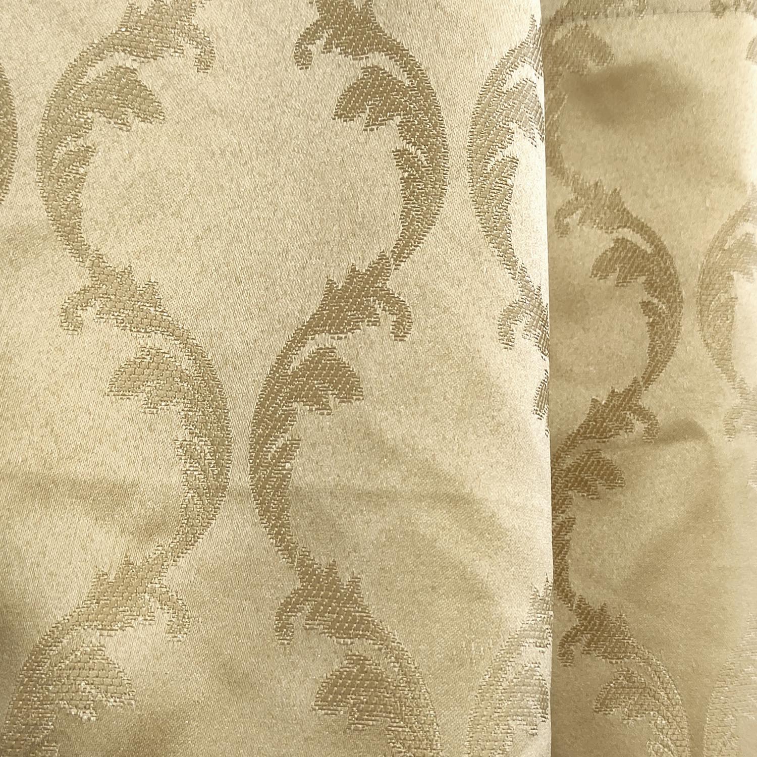 Last 1 left Self Embossed Shanghai Curtain Golden