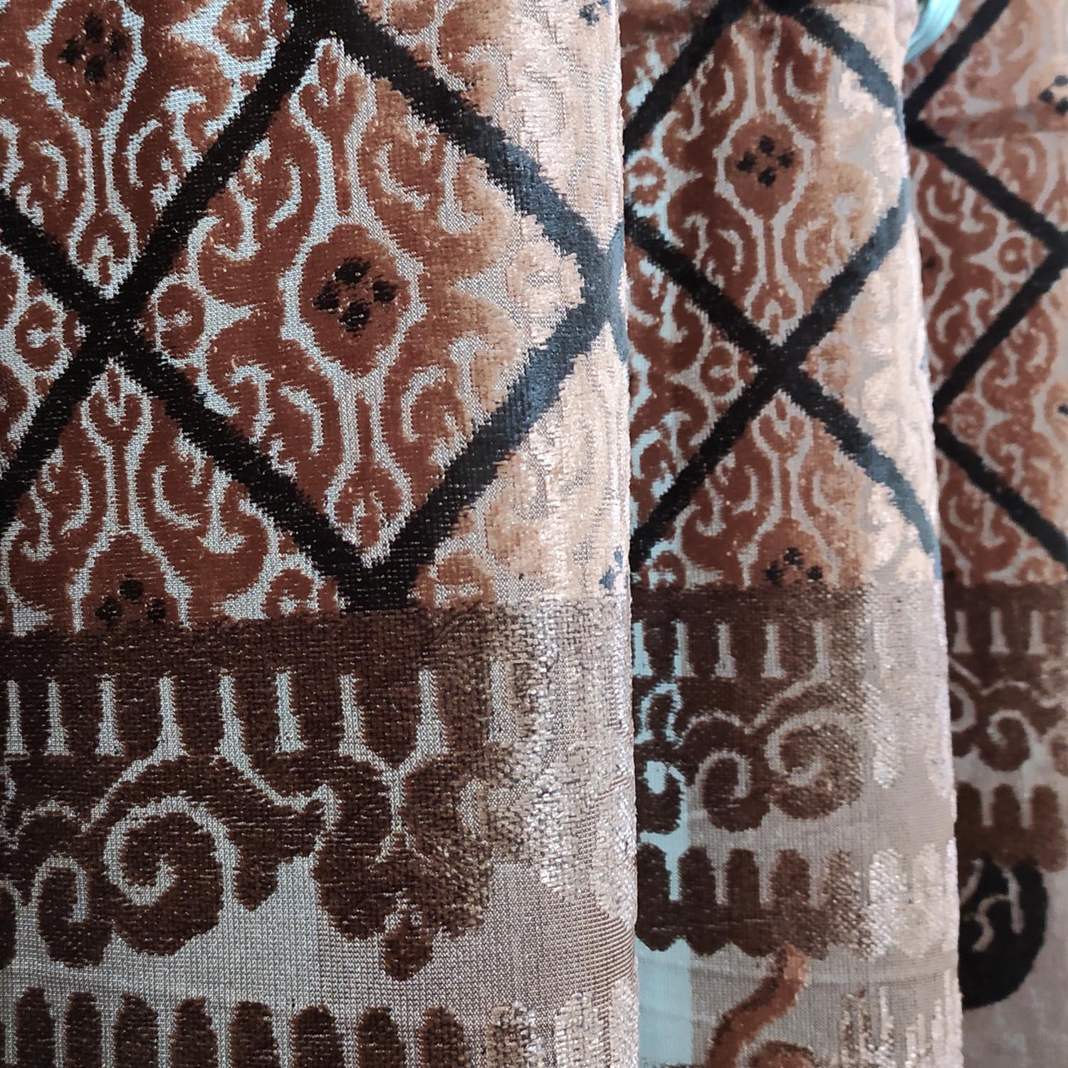 See Through Light Weight Jacquard Curtain