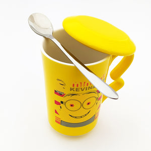 Minion Kevin & BOB Ceramic Mug with Lid  and Spoon
