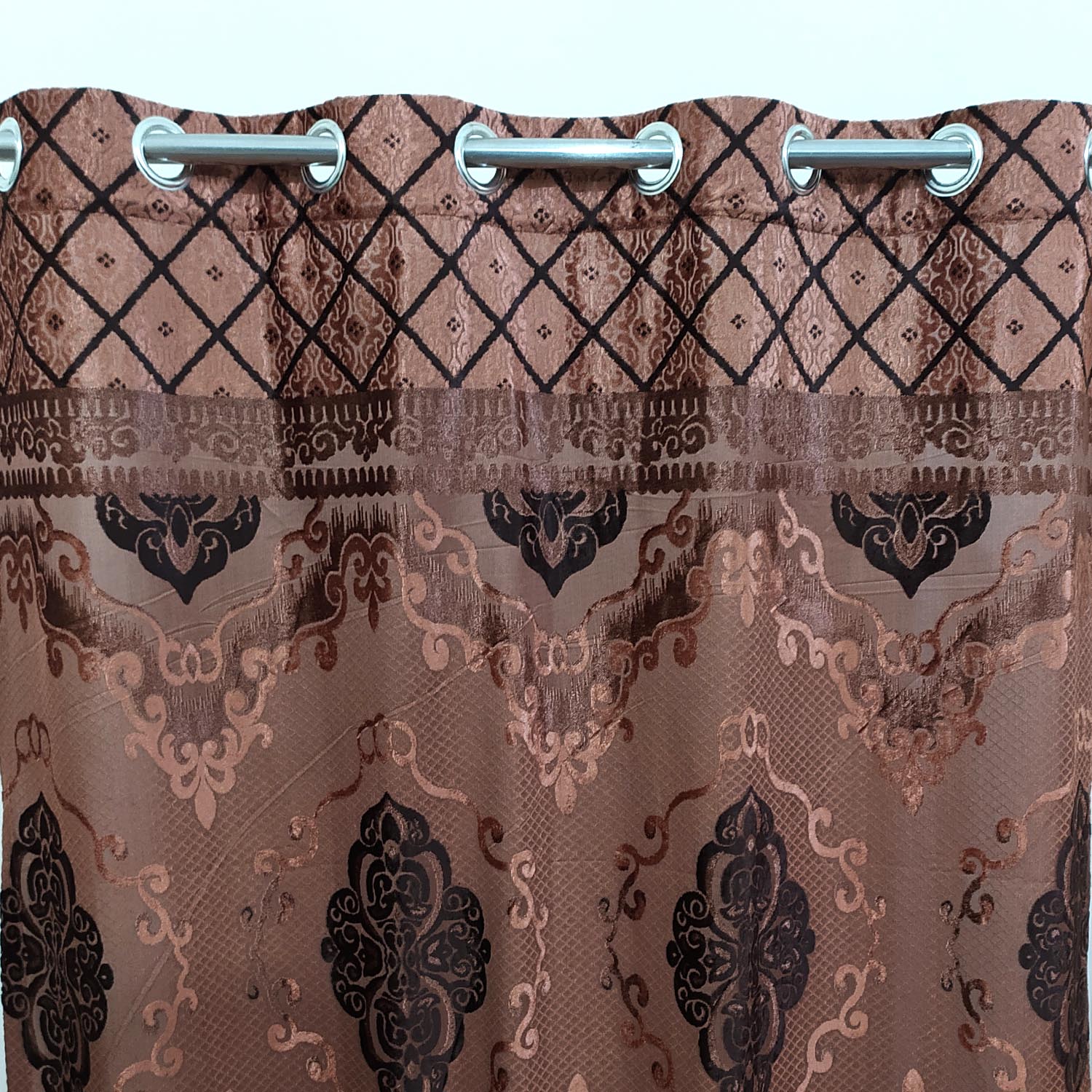 See Through Light Weight Jacquard Curtain