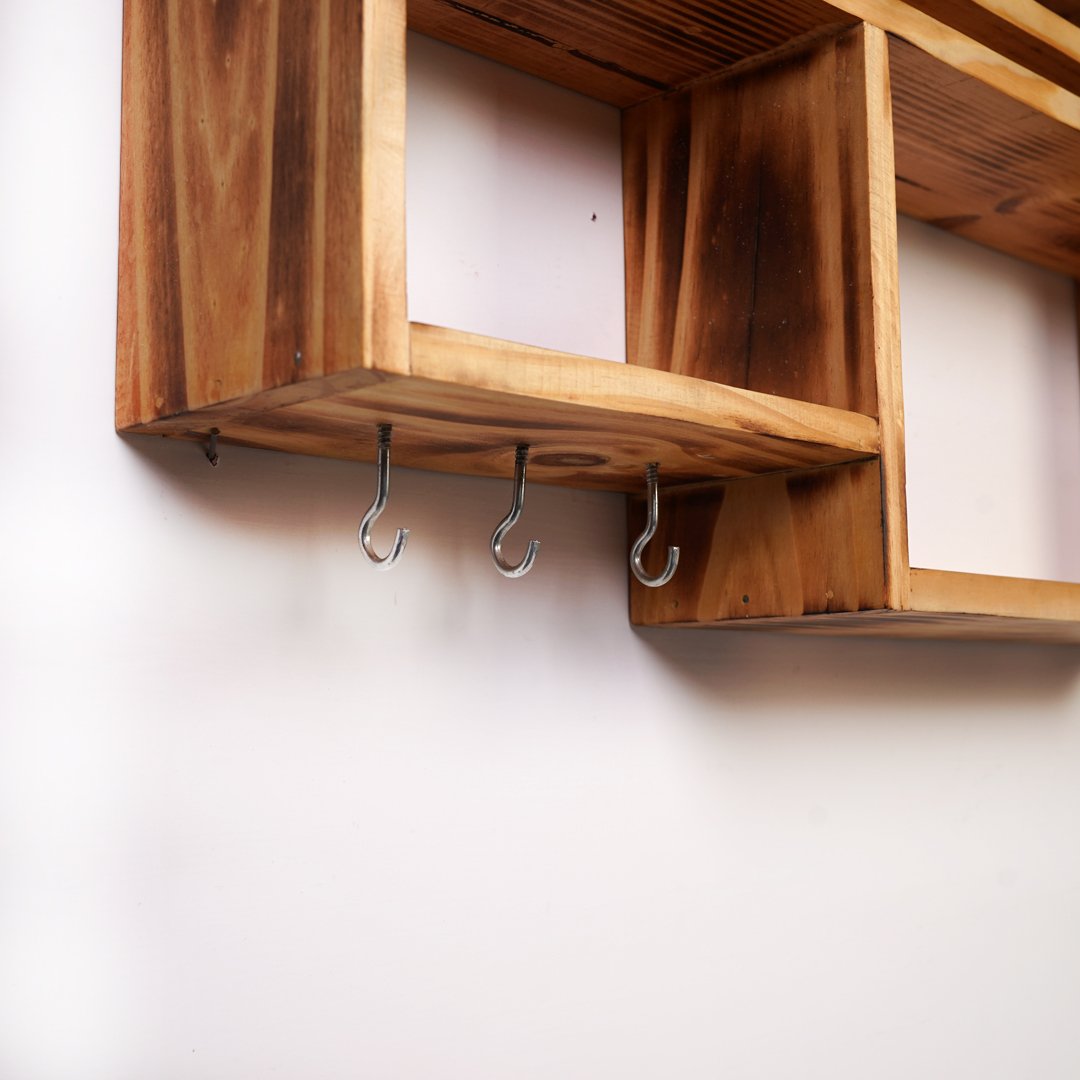 Solid Wood Kitchen Rack