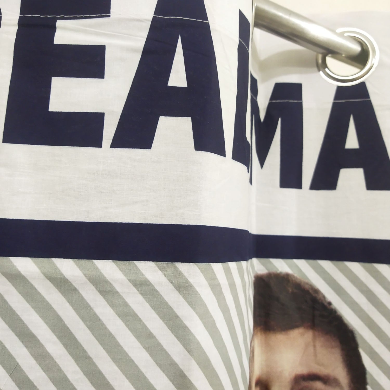 Kids Room Real Madrid Cotton Curtain